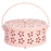 AOTU Camping Iron Mosquito Incense Coil Holder Box with Lid for Home - Pink - 1