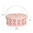 AOTU Camping Iron Mosquito Incense Coil Holder Box with Lid for Home - Pink - 7