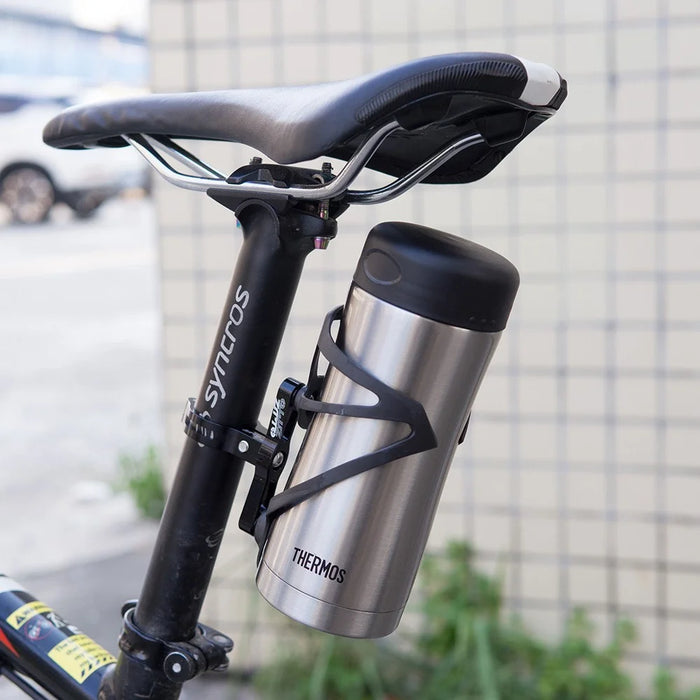 ZTTO SHZHZ Aluminum Alloy Bicycle Water Bottle Cage Holder Mount Adapter Base - Black - 3