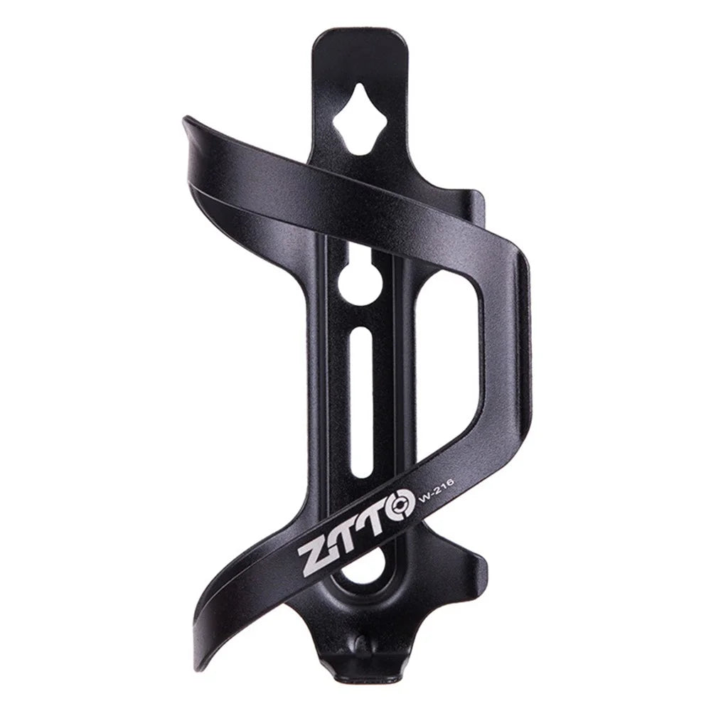 ZTTO W216 Bicycle Water Bottle Cage Aluminum Alloy Road Bike Bottle Holder Bracket - Black - 1