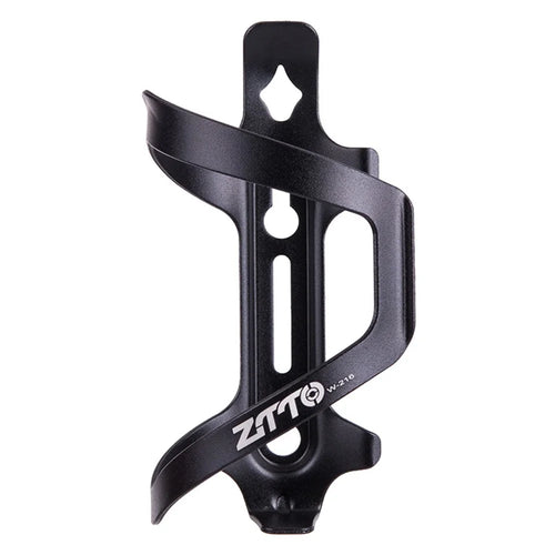 ZTTO W216 Bicycle Water Bottle Cage Aluminum Alloy Road Bike Bottle Holder Bracket - Black - 1