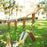 AOTU 4Pcs PU Leather Strap S-Shape Plastic Hooks for Outdoor Camping Hanging Pots Pans - Light Coffee - 2