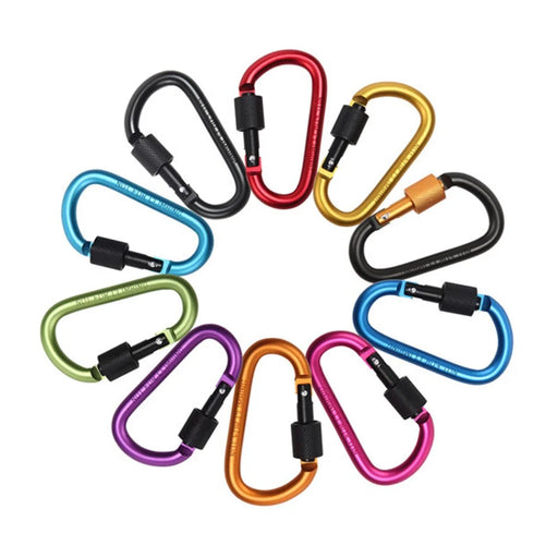 AOTU Outdoor Tent Spring Buckle Stainless Steel Elastic Buckle Canopy Awnings Fixed Hook with D Ring - 2