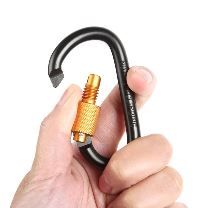 AOTU Outdoor Tent Spring Buckle Stainless Steel Elastic Buckle Canopy Awnings Fixed Hook with D Ring - 4
