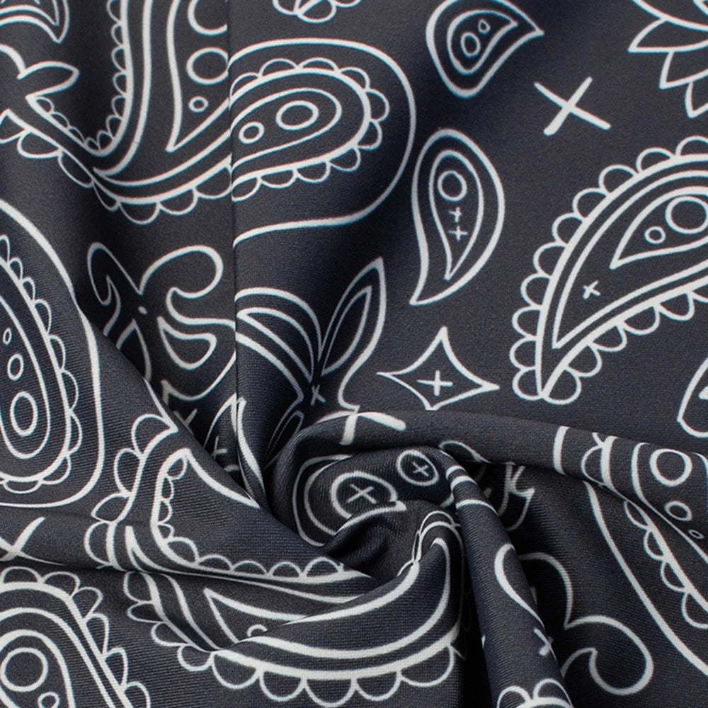 ZRCE YD Outdoor Cycling Face Mask Paisley Pattern Ice Silk Anti-UV Neck Scarf - YD-1124 - 4
