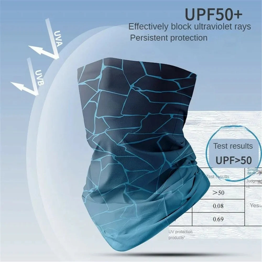 YD Outdoor Fishing Ice Silk Face Mask Anti-UV Cycling Neck Gaiter, 25*50cm - YD-1032 - 3
