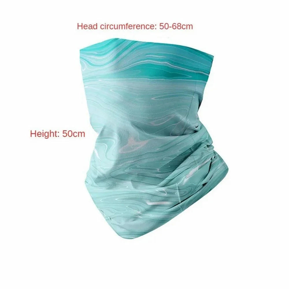 YD Outdoor Fishing Ice Silk Face Mask Anti-UV Cycling Neck Gaiter, 25*50cm - YD-1032 - 5