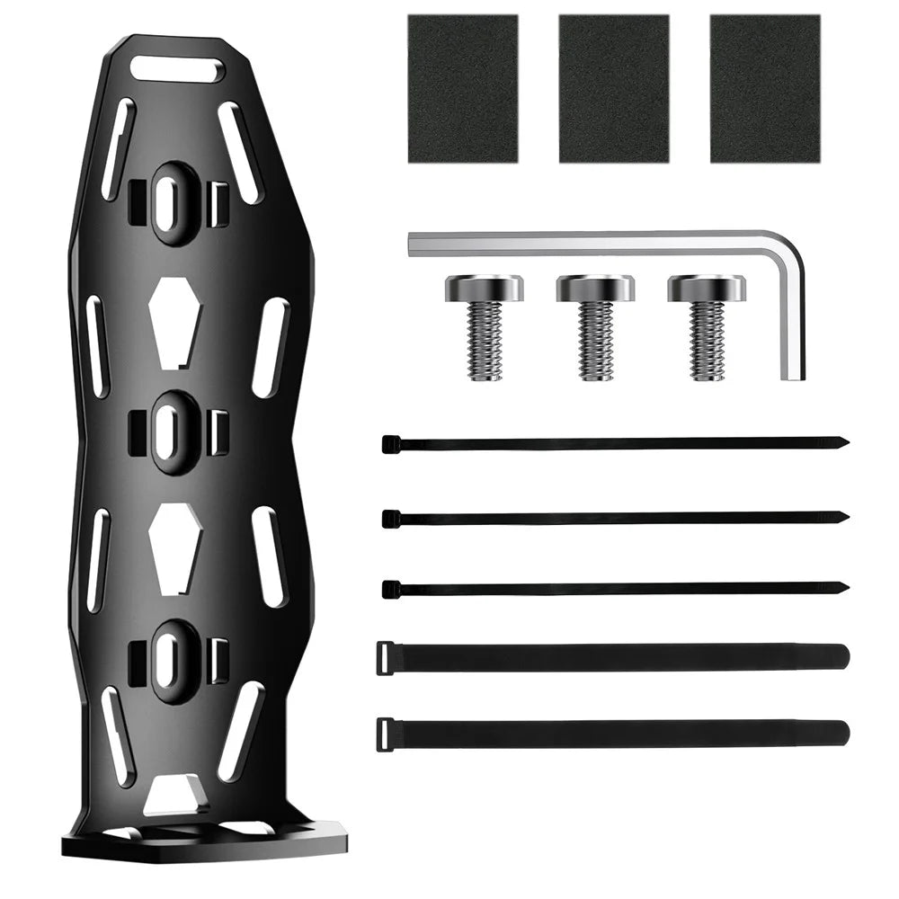 ENLEE Bike Front Fork Bag Holder Bracket Quick Release Bicycle Mount Base - For Mountain Bike - 1