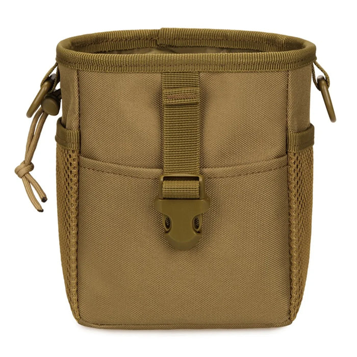 PROTECTOR PLUS A034 600D Fabric Waterproof Slingshot Bag Paintballs Storage Waist Bag - Brown - 2