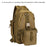 PROTECTOR PLUS A034 600D Fabric Waterproof Slingshot Bag Paintballs Storage Waist Bag - Brown - 7