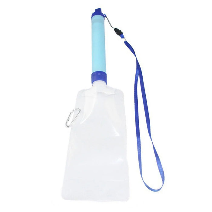 YA20213 Outdoor Water Purifier Straw Portable Emergency Camping Hiking Water Filter (No FDA, BPA-free) - 1