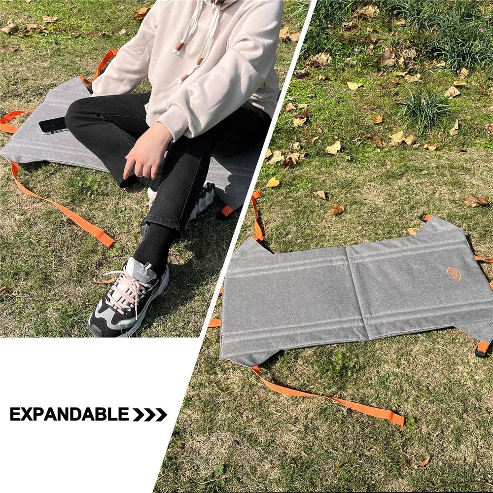 MYDAYS OUTDOOR Backrest Cushion Folding Chair Portable Outdoor Camping Seat Mat - 5