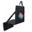Portable Backrest Chair Seat Cushion Outdoor Camping Park Seat Mat with Lower Storage Pockets - Black - 3