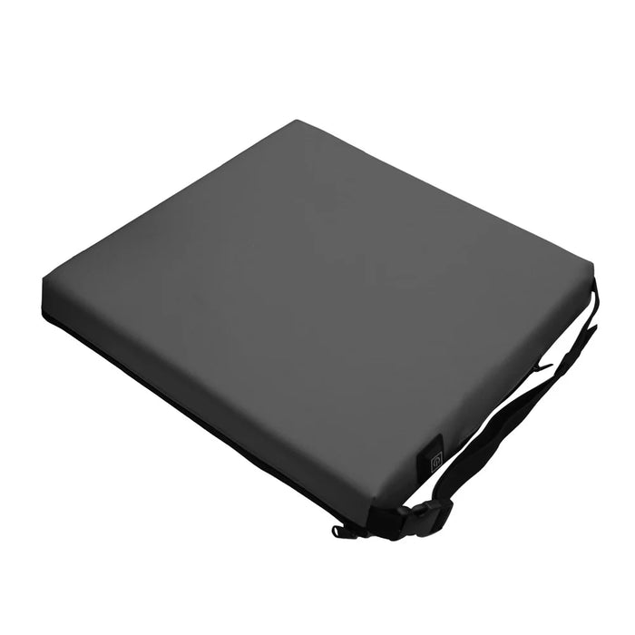 Portable Outdoor Stadium Electric Heating Seat Mat Winter Leather+Cotton Seat Cushion - Dark Grey - 4