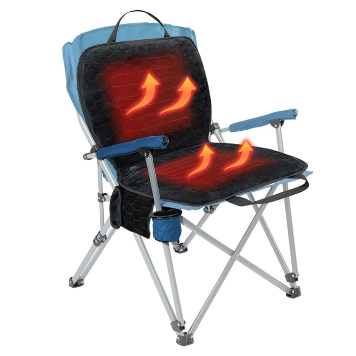 MYDAYS OUTDOOR 850201 Crystal Velvet 3 Gears Electric Heating Seat Cushion for Outdoor Events (No Power Bank) - 2