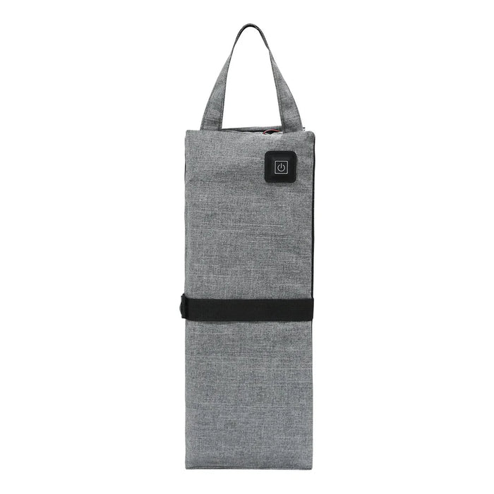 Cold Winter Outdoor Heated Seat Cushion Tri-Fold Seat Mat - Light Grey - 4
