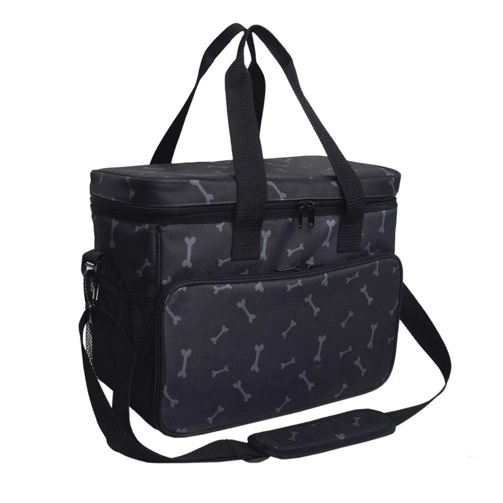 821901 600D Oxford Cloth Bag Dog Food Treat Carrier Storage Pouch with 2 Inner Bags - 5