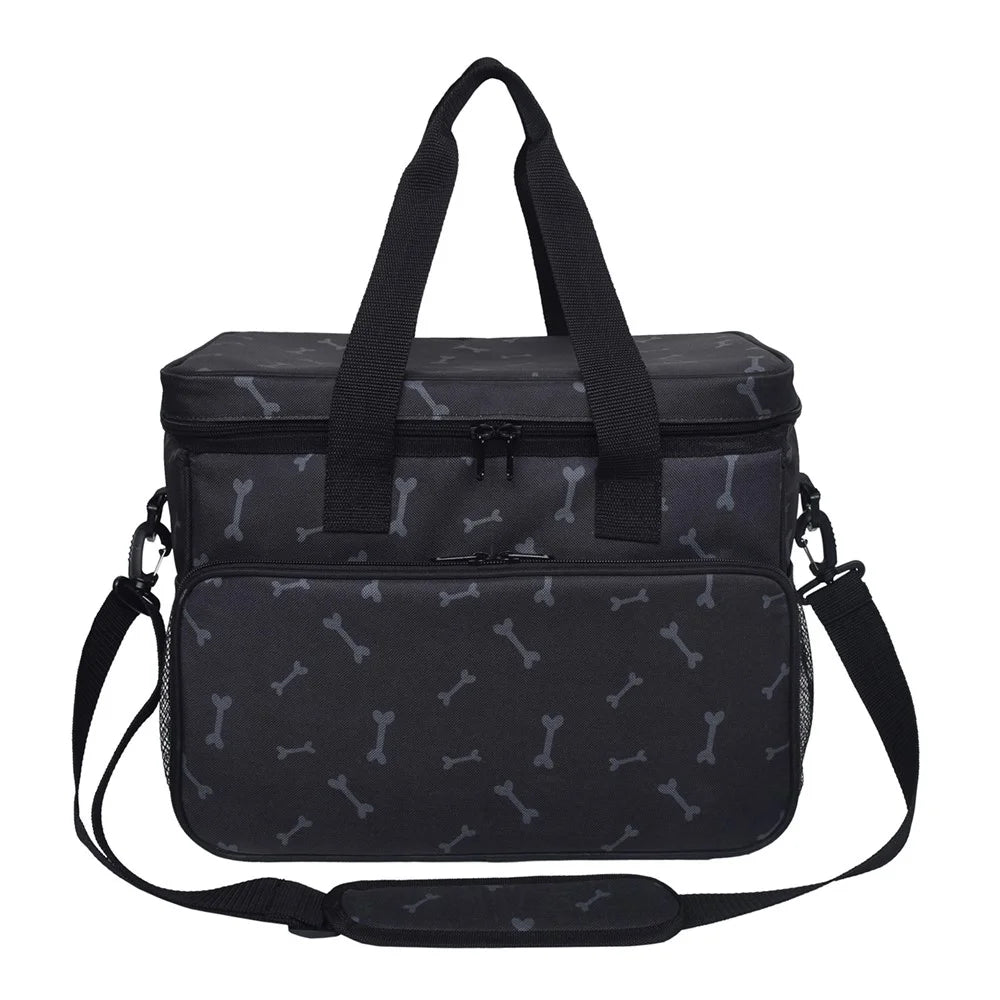 821901 600D Oxford Cloth Bag Dog Food Treat Carrier Storage Pouch with 2 Inner Bags - 6