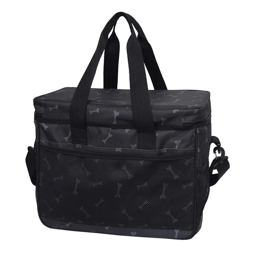 821901 600D Oxford Cloth Bag Dog Food Treat Carrier Storage Pouch with 2 Inner Bags - 7