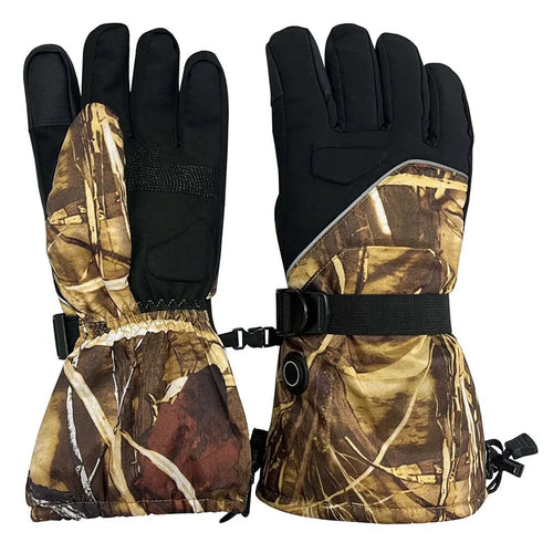1 Pair Portable Electric Heated Gloves Winter Thermal Touchscreen Function Hand Warmer - Style B - 1