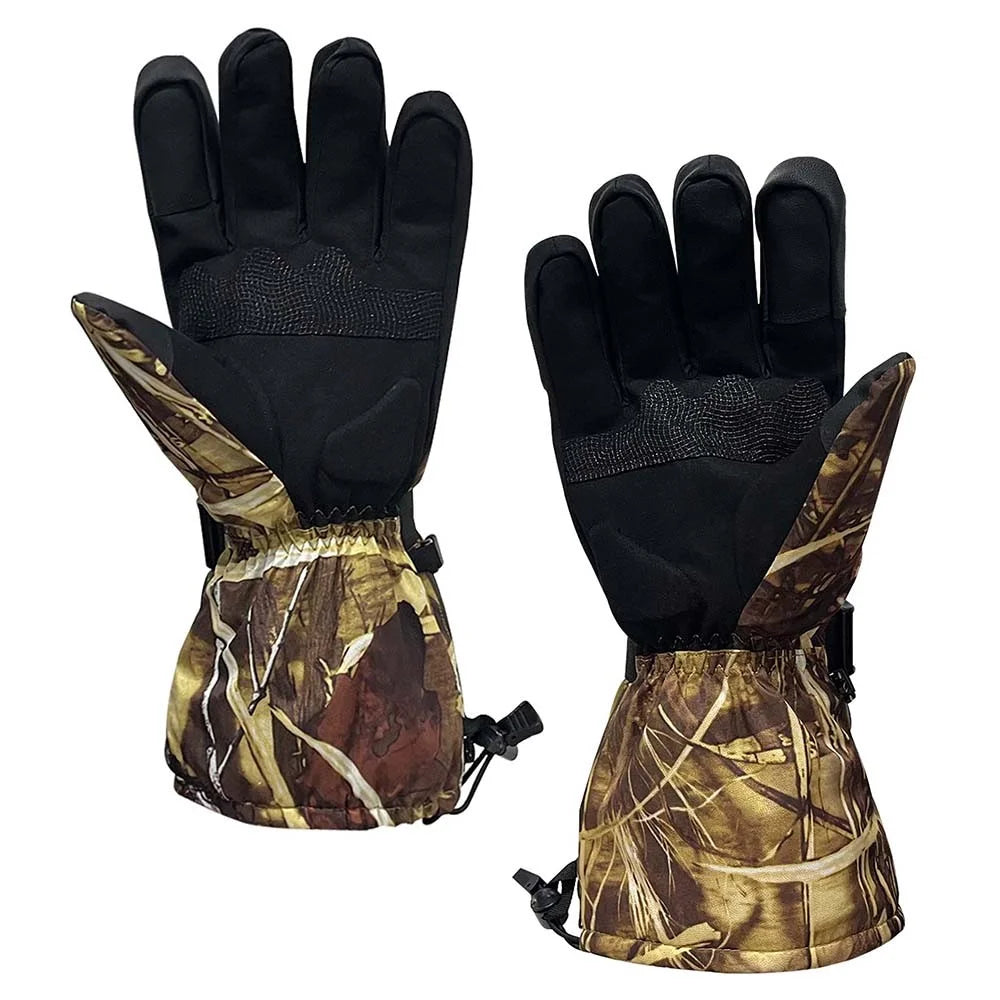 1 Pair Portable Electric Heated Gloves Winter Thermal Touchscreen Function Hand Warmer - Style B - 3