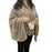 843303 80x158cm Heated Artificial Rabbit Fur Shawl Blanket for Office, Home, Outdoor Activities - 1