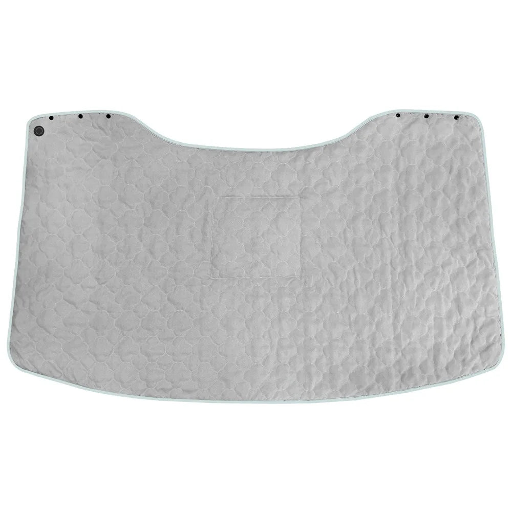 843230 Button Switch 140x82cm Suede Shawl Blanket Heated Shawl Cover for Home Outdoor - 1