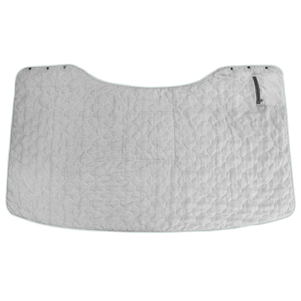 843230 Button Switch 140x82cm Suede Shawl Blanket Heated Shawl Cover for Home Outdoor - 2