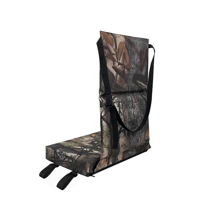 Outdoor Camping Hunting Electric Heating Chair 600D Oxford Cloth+EPE Tree Mount Seat Cushion, 46x31x59cm - Leaf Camouflage - 6