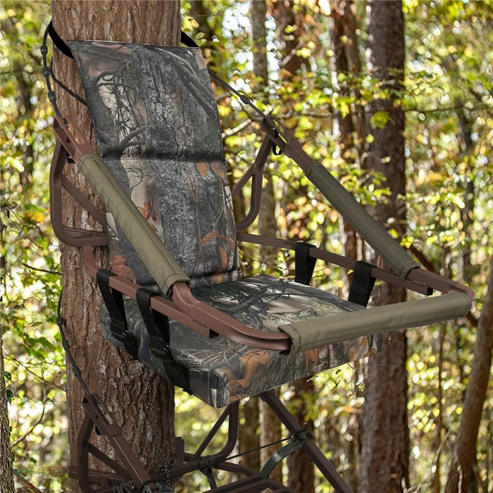 46x31x59cm Waterproof Tree Stand Chair Cushion for Outdoor Mountaineering Climbing - New Leaf Camouflage - 7