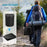Portable Toilet for Camping Travel Toilet Commode Bucket with 12Pcs Garbage Bag  - Black - 4