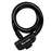 WEST BIKING Anti-theft Lengthened Bold Steel Cable Bicycle Lock - Black - 1