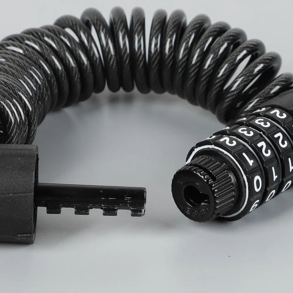 WEST BIKING Bike Lock Bike Locks Cable Bicycle Lock Anti-theft Mini Code Lock - 5