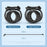 WEST BIKING 0705107B0000 Cartoon Fish Head 1.2m 4-Digit Combination Lock Anti-Theft Steel Cable Bike Lock - 7