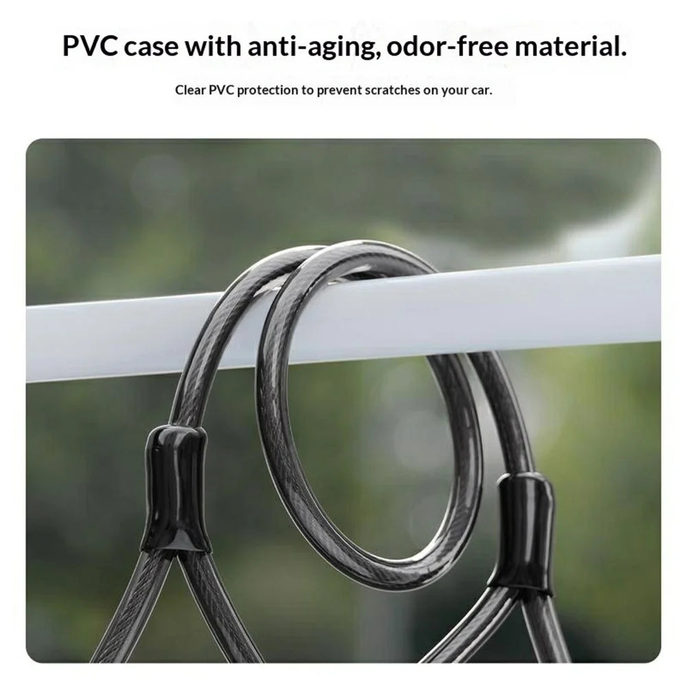WEST BIKING YP0705127 Bike Lock Double-Headed Cable Lock with Password Combination for Scooters / Bicycles Anti-Theft Security Heavy Duty Cycling Gear - 7