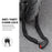 WEST BIKING 0.9m Bicycle Chain Lock High Security Anti-Theft Metal Lock with Keys for Motorcycle E-Bike - Black - 7