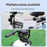 Helmet Combination Lock Universal PVC Portable Anti Theft Security Lock for Electric Motorcycle Scooter - Black - 4