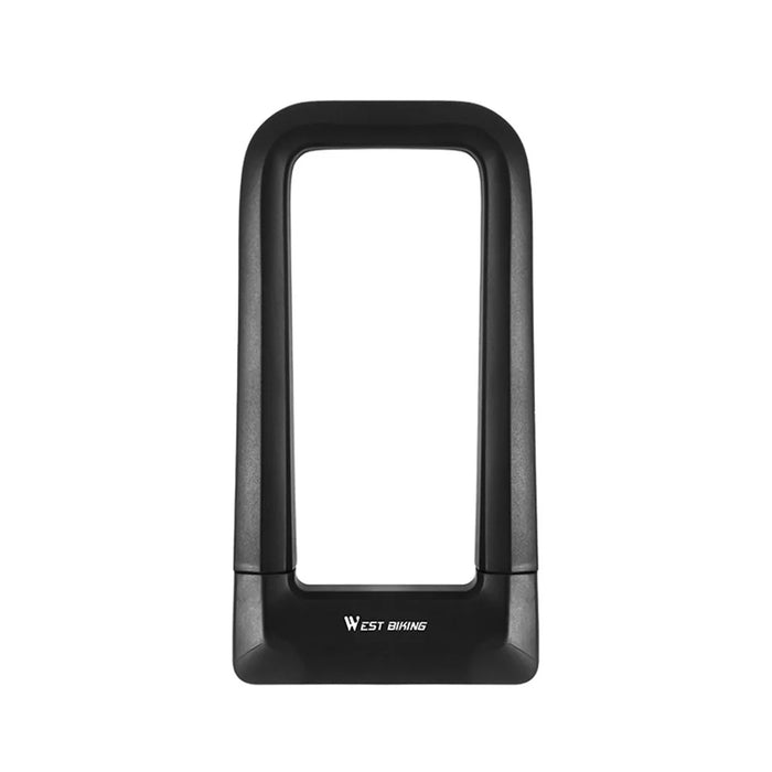 WEST BIKING Bike Anti-theft Waterproof U-Shape Alloy Lock Motorcycle MTB Road Bicycle Cycling Anti-Cut Security Lock - 2
