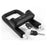 WEST BIKING Bike Anti-theft Waterproof U-Shape Alloy Lock Motorcycle MTB Road Bicycle Cycling Anti-Cut Security Lock - 7