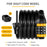 WEST BIKING YP0705062 5-digit Bike Password Lock Anti Theft Security MTB Road Bicycle Cable Lock 1.5m - 2