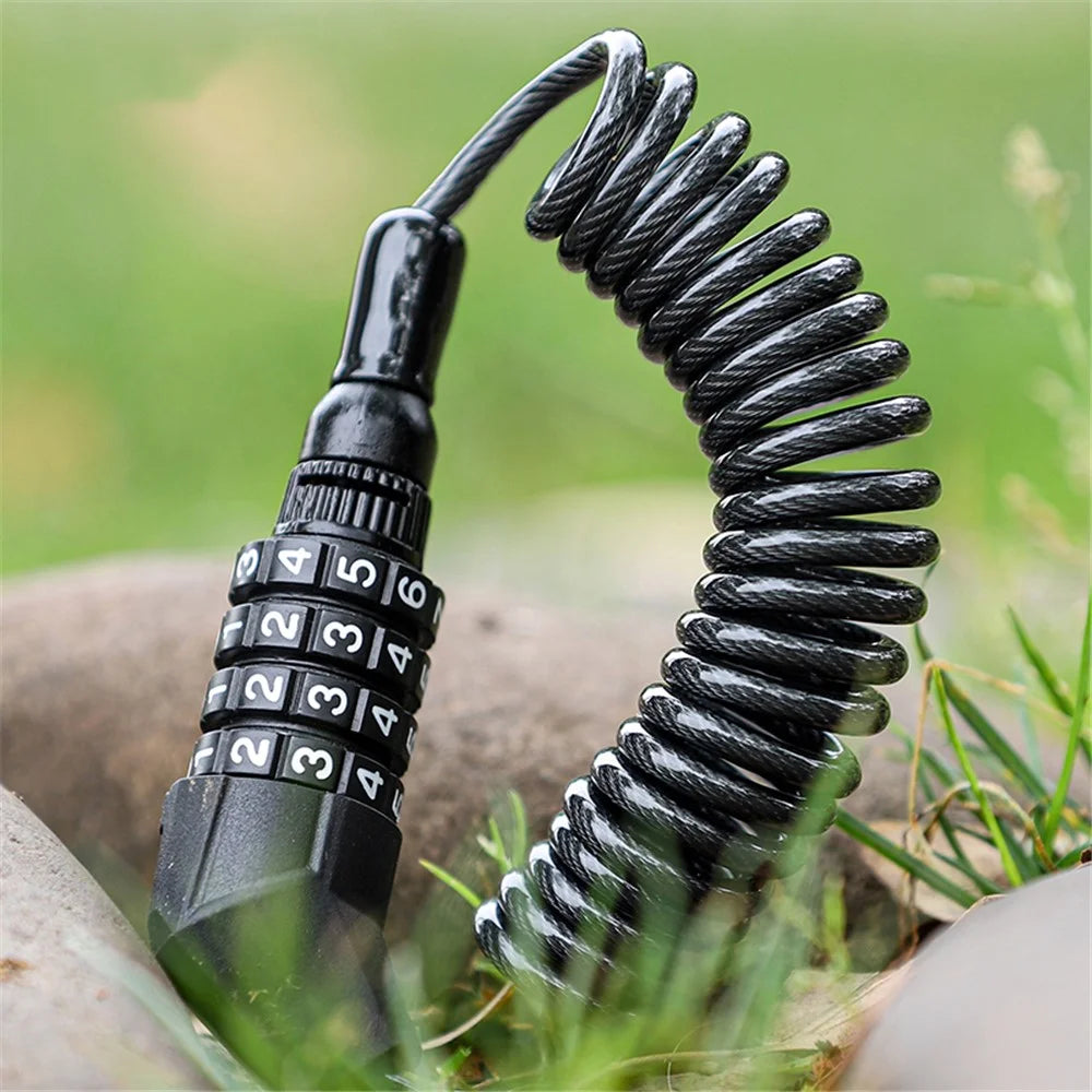 WEST BIKING YP0705063 Portable Helmet Lock 4 Digit Password Mini Anti-theft Bicycle Lock - 7