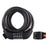 LG7101 125cm Bicycle Steel Cable 5 Digit Password Lock MTB Bike Scooter Anti-theft Combination Code Lock - 1