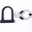 U1 Bike Lock Set Silicone+Manganese Steel Bike U Lock with Security Cable, Keys and Mounting Bracket for Road Mountain Bike - 5