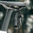 ROCKBROS PL3002 Spring Cord Motorcycle Helmet Bicycle Code Lock Anti-theft Steel Wire Password Lock - Black - 3