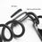 ROCKBROS PL3002 Spring Cord Motorcycle Helmet Bicycle Code Lock Anti-theft Steel Wire Password Lock - Black - 4