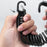 ROCKBROS PL3002 Spring Cord Motorcycle Helmet Bicycle Code Lock Anti-theft Steel Wire Password Lock - Black - 5