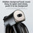 ROCKBROS 511 Steel Cable Bicycle Lock Anti-Theft MTB Road Bike Loop Lock Portable Riding Lock for E-Bike, Glass Door - Black - 3