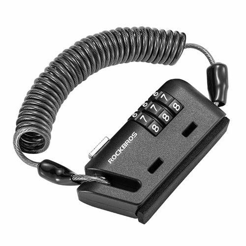 ROCKBROS 907 Motorcycle Helmet Lock Bike Cable Lock for Strollers, Luggage - 1