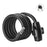 WEST BIKING YP0705099 1.2m Bicycle Lock Anti-freeze Steel Cable Anti-Theft Lock - 1