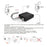 01ST TSA Approved Luggage Locks Zinc Alloy 3-Digit Resettable Security Combination Padlocks - Black - 2